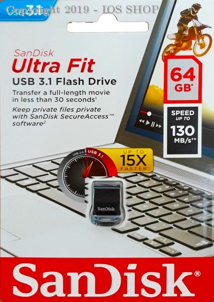 SanDisk ULtra Fit USB 3.1 64GB