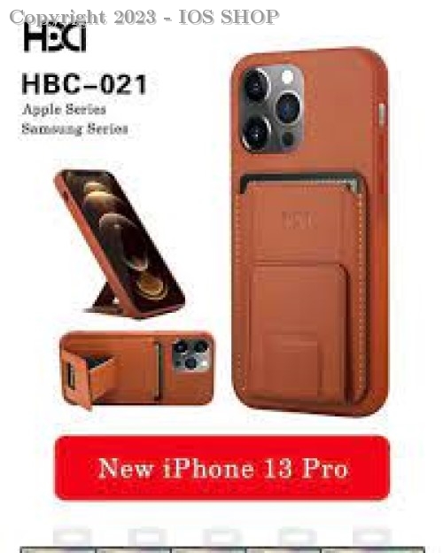 HDD iPhone 14 Pro Max Ultra Slim Phone Case with Card Holder Grip