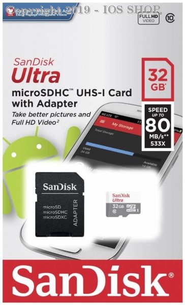 Memory Card sandisk - Ultra 32G